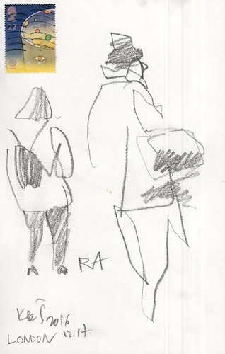 Cartoon: London. Sketch (medium) by Kestutis tagged sketch,london,art,garden,postage,stamps,kestutis,lithuania