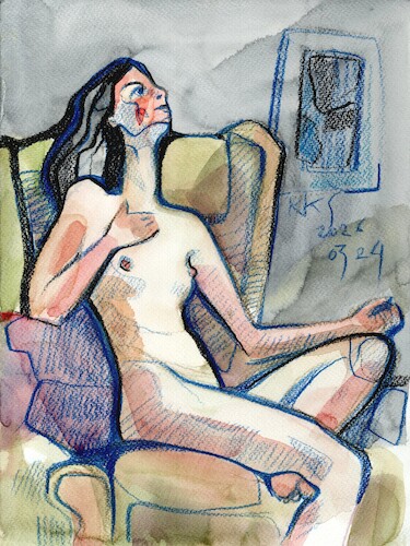 Cartoon: Quick drawings 15 (medium) by Kestutis tagged quick,drawing,nude,art,kunst,sketch,kestutis,lithuania