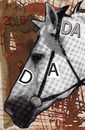 Cartoon: 1916 DADA 2016 Hundred years (small) by Kestutis tagged dada,postcard,liner,horse,art,kunst,kestutis,lithuania