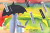Cartoon: Aquarell. Watercolour. Aquarelle (small) by Kestutis tagged aquarell,watercolour,dada,postcard,art,kunst,kestutis,lithuania