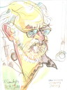 Cartoon: Artist Valerijonas Jucys (small) by Kestutis tagged artist,sketch,portrait,watercolor,aquarell,vilnius,lithuania,litauen