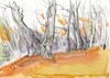 Cartoon: Autumn sketches (small) by Kestutis tagged autumn,sketch,nature,kestutis,lithuania
