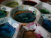 Cartoon: Color millstones - beginning (small) by Kestutis tagged dada,watercolor,art,kunst,beginning,color,kestutis,lithuania