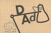 Cartoon: DADAlamp (small) by Kestutis tagged dada postcard art kunst kestutis lithuania