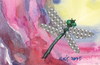 Cartoon: Dragonfly. Libelle (small) by Kestutis tagged dragonfly,libelle,kestutis,lithuania,dada,postcard