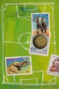 Cartoon: Elephant soccer and the judge (small) by Kestutis tagged elephant soccer judge kestutis lithuania dada mail art postcard football