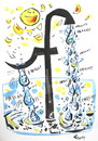 Cartoon: FACEBOOK (small) by Kestutis tagged facebook,ocean,drop,tropfen,hello,sun,sonne,infinity,unendlichkeit