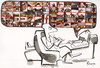 Cartoon: facebook treatment (small) by Kestutis tagged internet,medicine,facebook,treatment,computer,multimedia,society,reportage