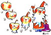 Cartoon: HAPPY NEW YEAR! (small) by Kestutis tagged happy,new,year,santa,claus,apple