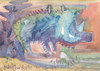 Cartoon: Hog (small) by Kestutis tagged hog,dada,watercolor,kestutis,lithuania,nature