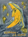 Cartoon: LENNON - LA LUNA (small) by Kestutis tagged john,lennon,moon,luna,kestutis,lithuania,singer,beatles,musician