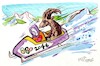 Cartoon: Man and Nature. Harmony 2046 (small) by Kestutis tagged man,winter,olympic,games,kestutis,lithuania,sports,snow,milano,cortina,nature,harmony,2026