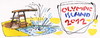 Cartoon: OLYMPIC ISLAND. Diving (small) by Kestutis tagged diving olympic island london 2012 summer billiards pool water insel romance sport kestutis siaulytis lithuania comic comics strip ocean palm