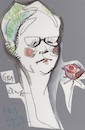 Cartoon: Painter Grazina Vitartaite (small) by Kestutis tagged painter,dada,postcard,kestutis,lithuania,sketch