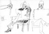 Cartoon: Painters and model. 14 (small) by Kestutis tagged sketch,kestutis,lithuania
