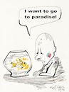 Cartoon: Putins last wish (small) by Kestutis tagged putin,russia,war,ukraine,nuclear,paradise,death,kestutis,lithuania