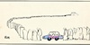 Cartoon: Queue. The wine crisis (small) by Kestutis tagged queue wine car kestutis lithuania crisis