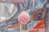 Cartoon: Rose and prickles (small) by Kestutis tagged rose,barcode,dada,postcard,kestutis,lithuania