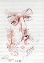 Cartoon: Saulius Kruopis (small) by Kestutis tagged sketch,art,kunst,kestutis,lithuania