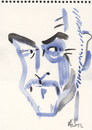 Cartoon: SEAN CONNERY (small) by Kestutis tagged sketch,film,movie,sean,connery,caricature