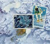Cartoon: Sports stars (small) by Kestutis tagged dada postcard sport star winter philately kestutis lithuania