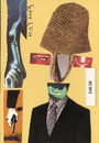 Cartoon: Spy (small) by Kestutis tagged spy spook postcard collage portrait kestutis lithuania