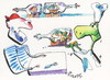 Cartoon: Stuffed fish (small) by Kestutis tagged fish,pirate,turtle,culinary,cuisine,kitchen,ship,chef,kestutis,lithuania