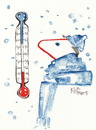 Cartoon: Thermometer (small) by Kestutis tagged thermometer,winter,kestutis,lithuania