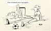 Cartoon: Trauma (small) by Kestutis tagged trauma,football,soccer,kestutis,lithuania