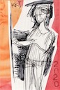 Cartoon: Two sketch art postcards 15 (small) by Kestutis tagged sketch,postcard,art,kunst,kestutis,lithuania