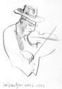 Cartoon: Violinist Boris Kirzner (small) by Kestutis tagged sketch,music,concert,kestutis,lithuania