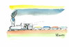 Cartoon: WATERCOLOUR TRAIN (small) by Kestutis tagged watercolour,aquarell,train,brush,paint,art,kestutis,lithuania,summer