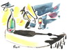 Cartoon: WINE AND NIGHT (small) by Kestutis tagged wine,night,shadow,depression,glass,finisch