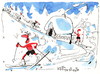 Cartoon: Winter Olympic. Nordic combined. (small) by Kestutis tagged winter,olympic,games,sochi,2014,kestutis,lithuania,sauna