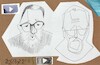 Cartoon: Youtube. Sketch. (small) by Kestutis tagged sketch youtube kestutis lithuania art kunst