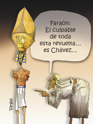Cartoon: FARAON (medium) by OTORONGO tagged estado
