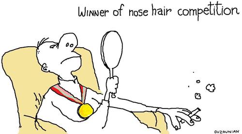 Cartoon: awards and stuff (medium) by ouzounian tagged awards,grooming