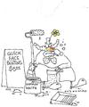 Cartoon: face painting (small) by ouzounian tagged clowns,painting
