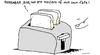 Cartoon: food and stuff (small) by ouzounian tagged food,toasters,bread