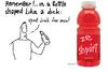 Cartoon: sport and stuff (small) by ouzounian tagged sport,sportdrink,advertising
