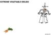 Cartoon: vegetables and stuff (small) by ouzounian tagged vegetables,diet,nutrition,food,cowboys,guns