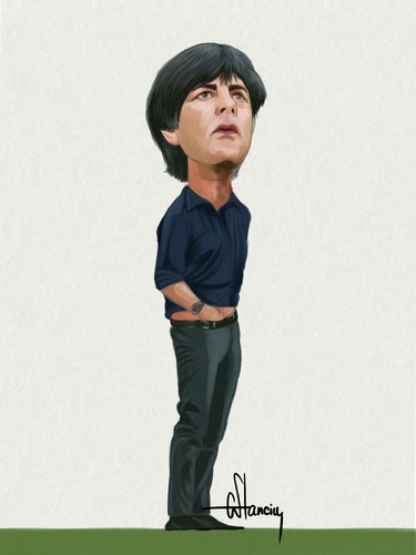 Cartoon: Joachim Low (medium) by cristianst tagged football