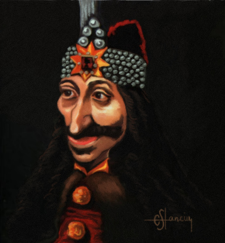 Cartoon: Vlad Tepes-Dracula (medium) by cristianst tagged valachia