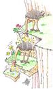 Cartoon: Erdrutsch (small) by okoksal tagged ostrich