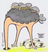 Cartoon: Strausen (small) by okoksal tagged koeksal