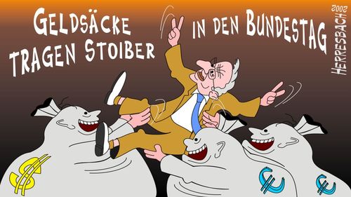 Cartoon: Cartoon 0052 (medium) by cartoonfuzzy tagged geld,stoiber,humourus,humoristico,globalization,cartoons,cartunes,caricature,caricatura,caricaturas,karikaturen,politik,political,herresbach,wahlen,freiheit,globalisierung,krieg,michel,deutscher,innenpolitik,aussenpolitik,comixfuzzy,cartoonfuzzy