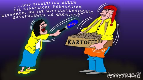 Cartoon: Cartoon 0109 (medium) by cartoonfuzzy tagged mittelstand,subvention,humourus,humoristico,globalization,cartoons,cartunes,caricature,caricatura,caricaturas,karikaturen,politik,political,herresbach,wahlen,freiheit,globalisierung,krieg,michel,deutscher,innenpolitik,aussenpolitik,comixfuzzy,cartoonfuzzy