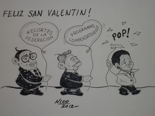 Cartoon: Recortes de la federacion (medium) by Nico Avalos tagged tampico,tamaulipas,mexico,politica,politicos,economia