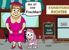 Cartoon: das Missverständnis (small) by RiwiToons tagged kalter,hund,lady,frau,kuchen,konditorei,pudel,cafe,bäckerei,gebäck,schokolade