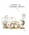 Cartoon: auffahrunfall (small) by ms rainer tagged auto polizei 